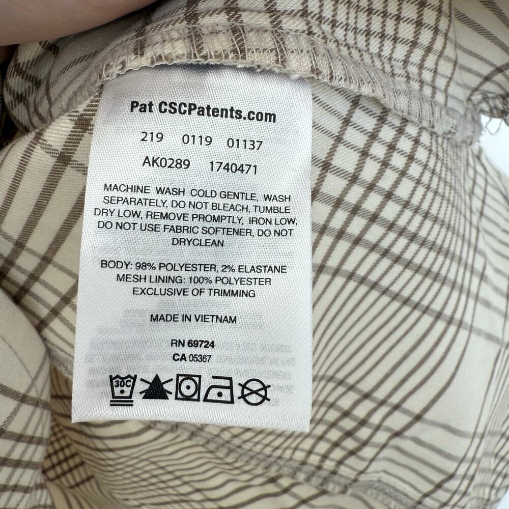 Columbia Women's Silver Ridge Long Sleeve Plaid Flannel Truffle Large - Picture 4 of 8